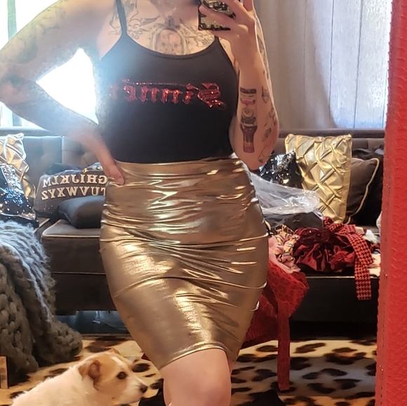 Forever 21 Dresses & Skirts - Metallic Skirt